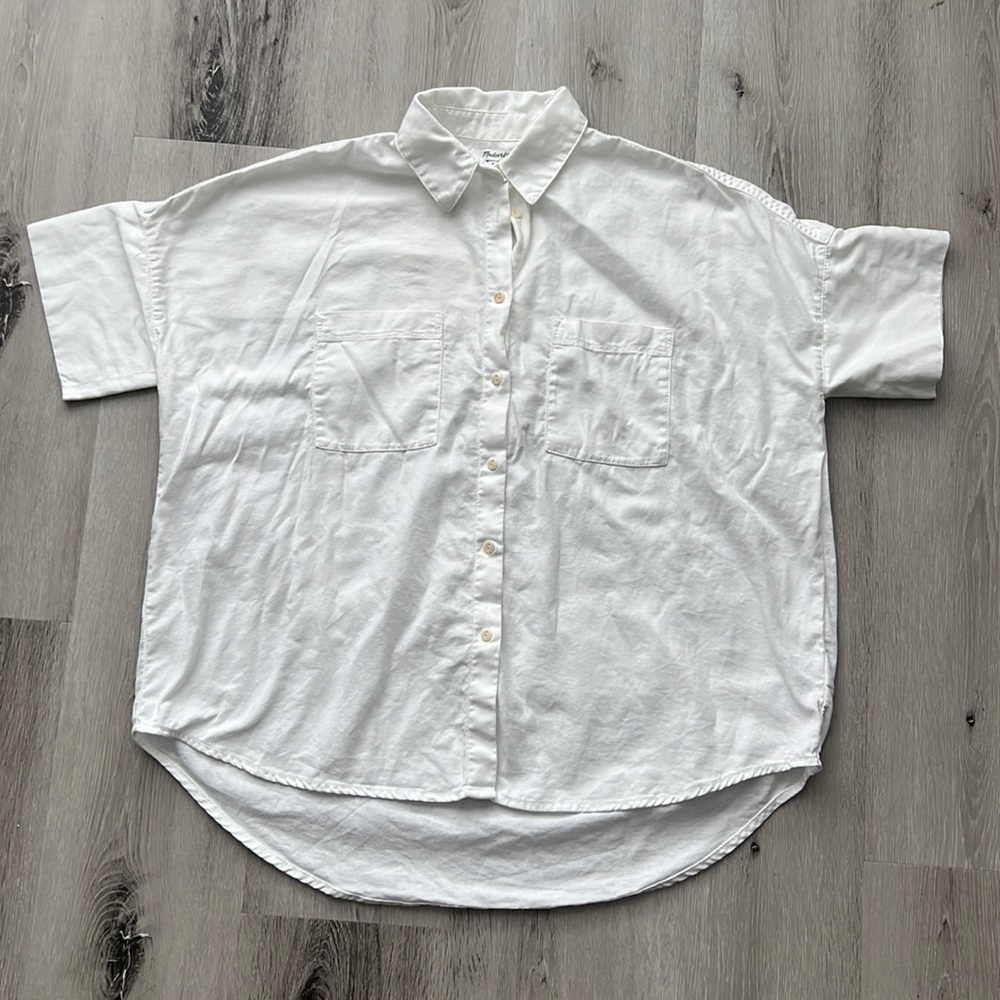 MADEWELL - SIZE S - OVERSIZED BUTTON DOWN